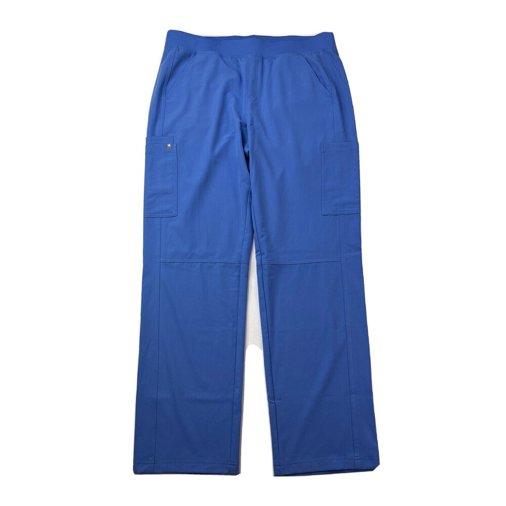 Figs Scrubs Womens XXL 2XL Blue Maxim Cargo Pocket Blue Elastic Waist Pants NEW - Picture 12 of 12